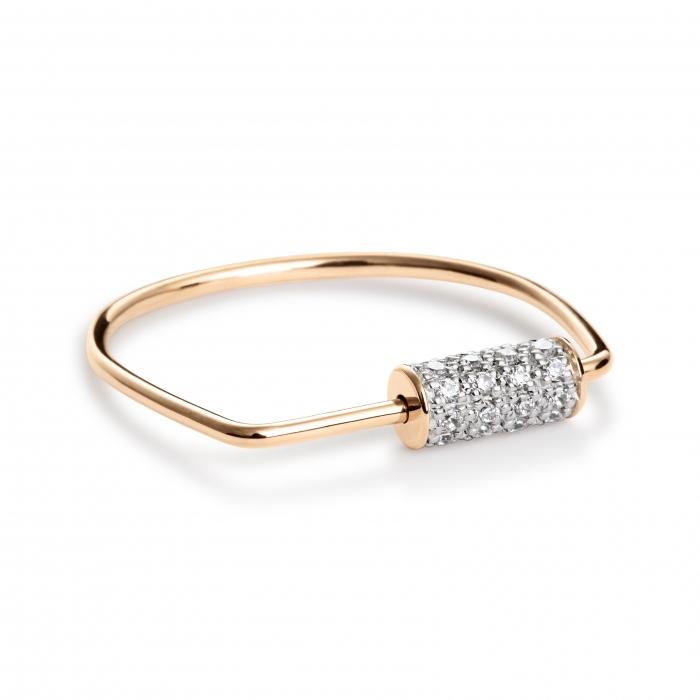 ginette ny mini straw diamond ring