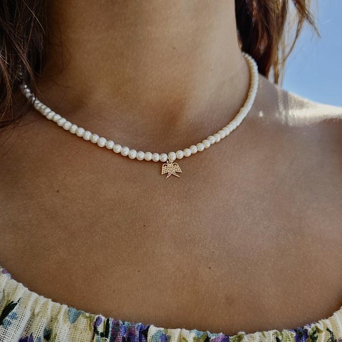 Ginette Ny Pearl Georgia Necklace