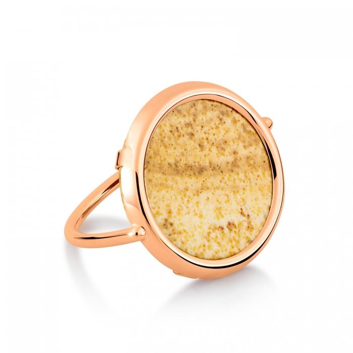 Ginette Ny Picture Jasper Disc Ring