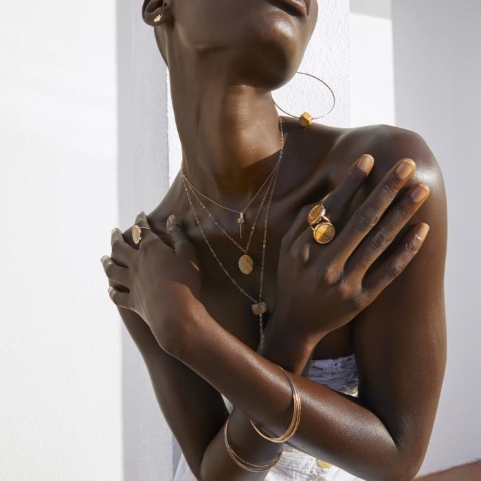 Ginette Ny Picture Jasper Disc Ring