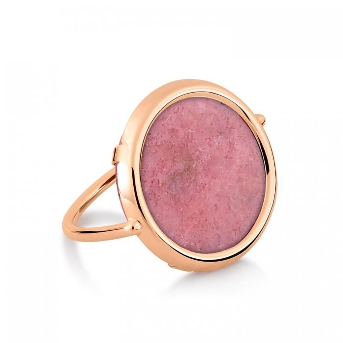 Ginette Ny Rhodonite Disc Ring