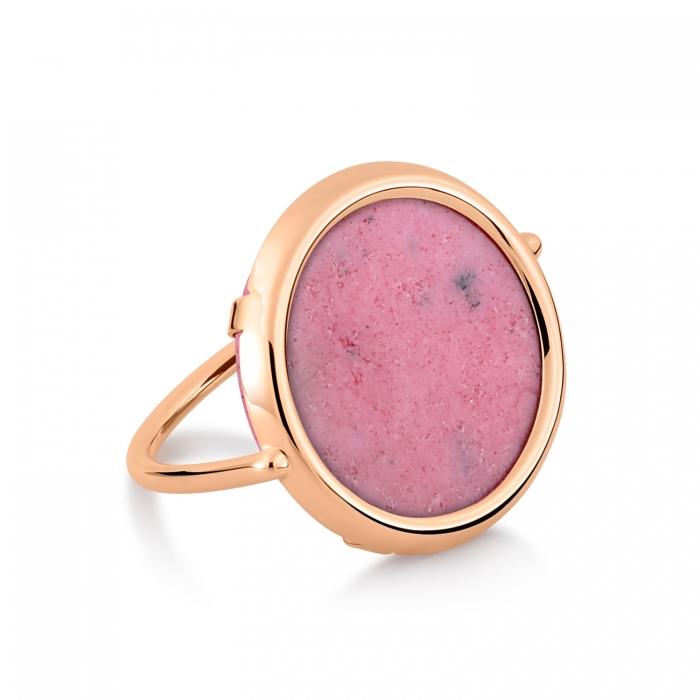 Ginette Ny Rhodonite Disc Ring