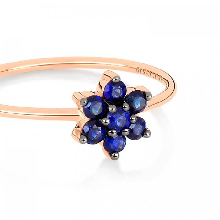 Ginette Ny Single Sapphire Star Ring