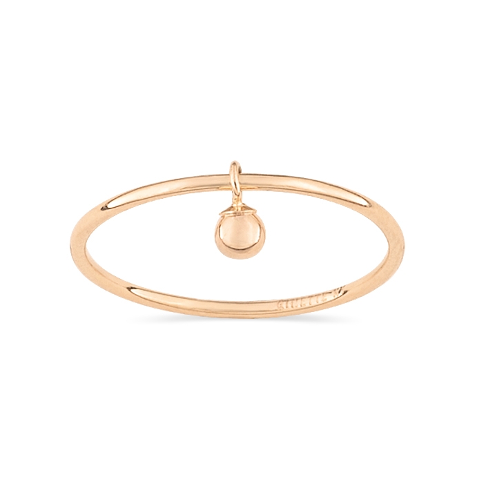 ginette ny single tiny beads circle ring