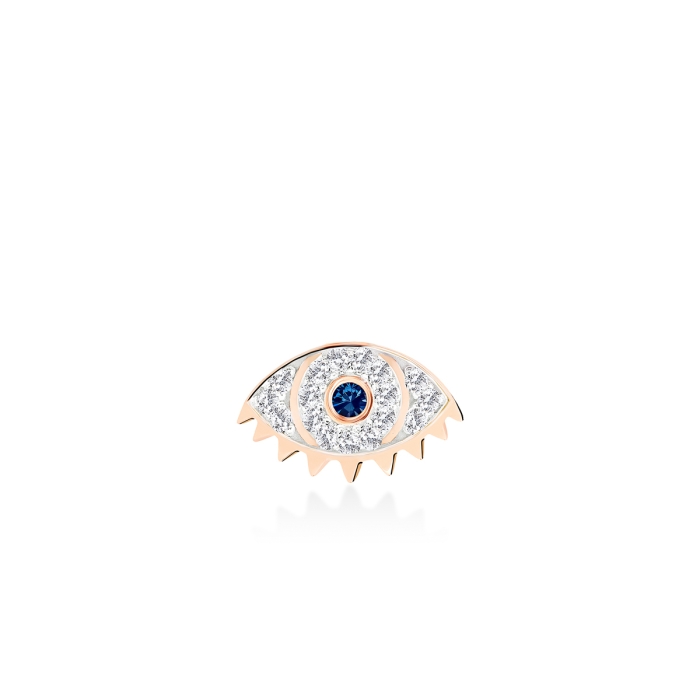 ginette ny solo ajna sapphire and diamond stud