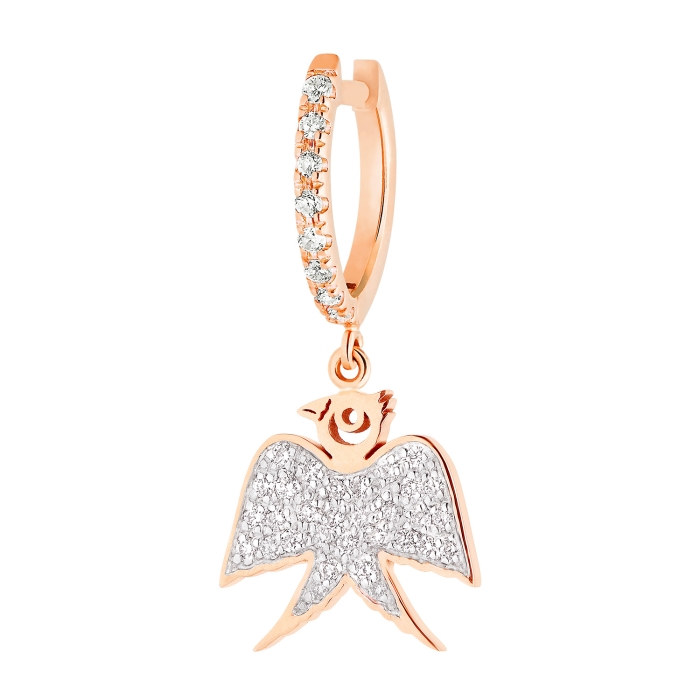 Ginette Ny Solo Diamond Georgia Hoop