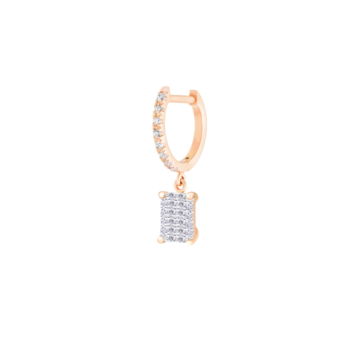 Ginette Ny Solo Diamond Midnight Hoop