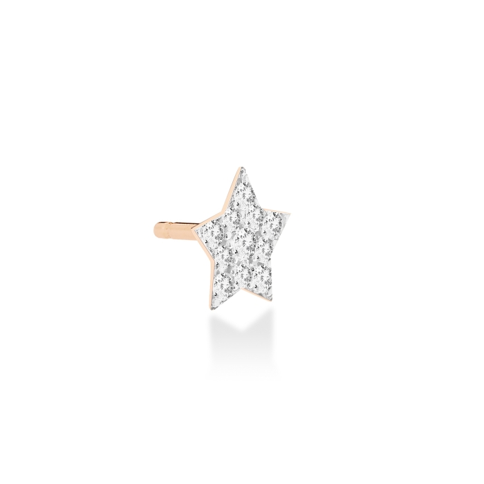 Ginette Ny Solo Diamond Milky Way Star Stud