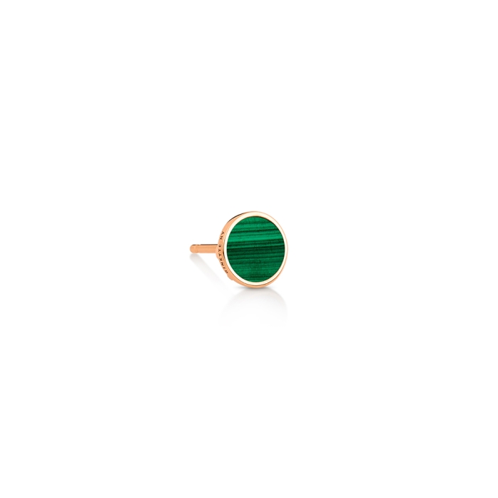 ginette ny solo ever malachite disc stud