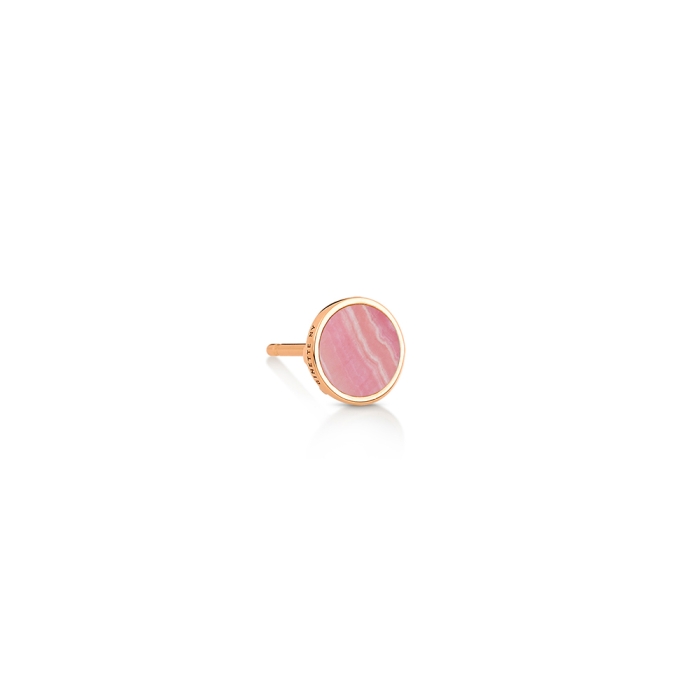 ginette ny solo ever rhodochrosite disc stud
