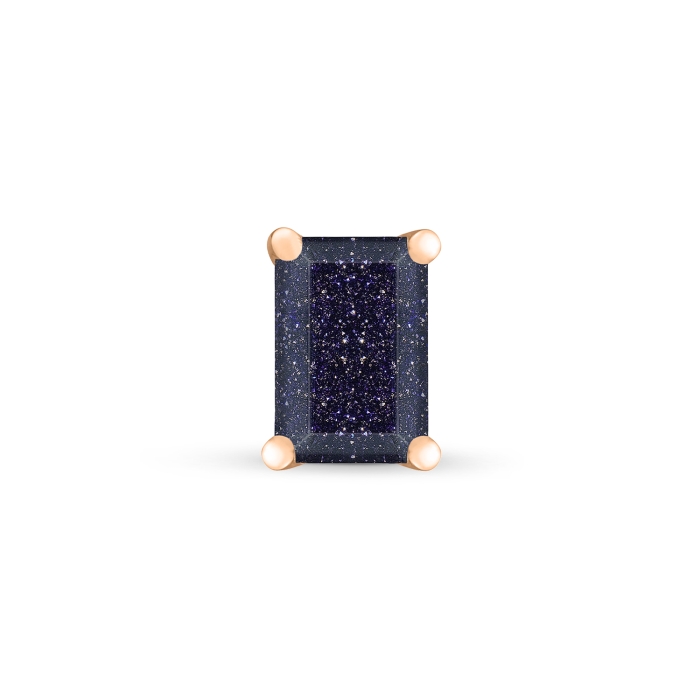 Ginette Ny Solo Midnight Blue Sandstone Stud