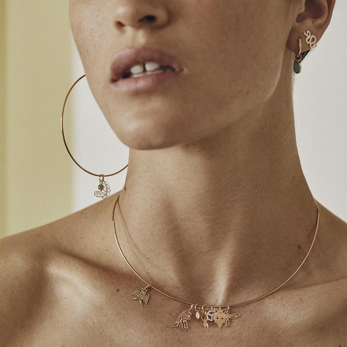 Ginette Ny Solo Snake Stud