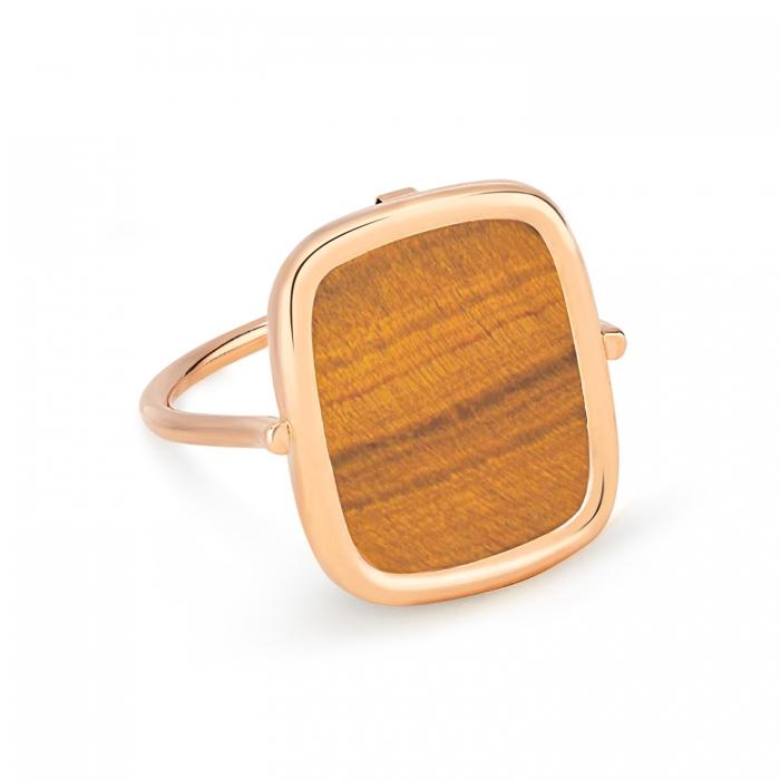 ginette ny tiger eye antique ring