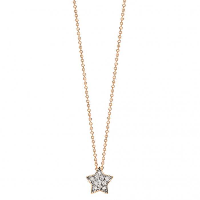 ginette ny tiny diamond star necklace
