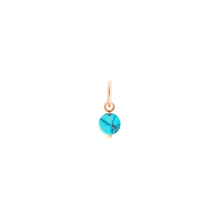 ginette ny turquoise tiny bead charm
