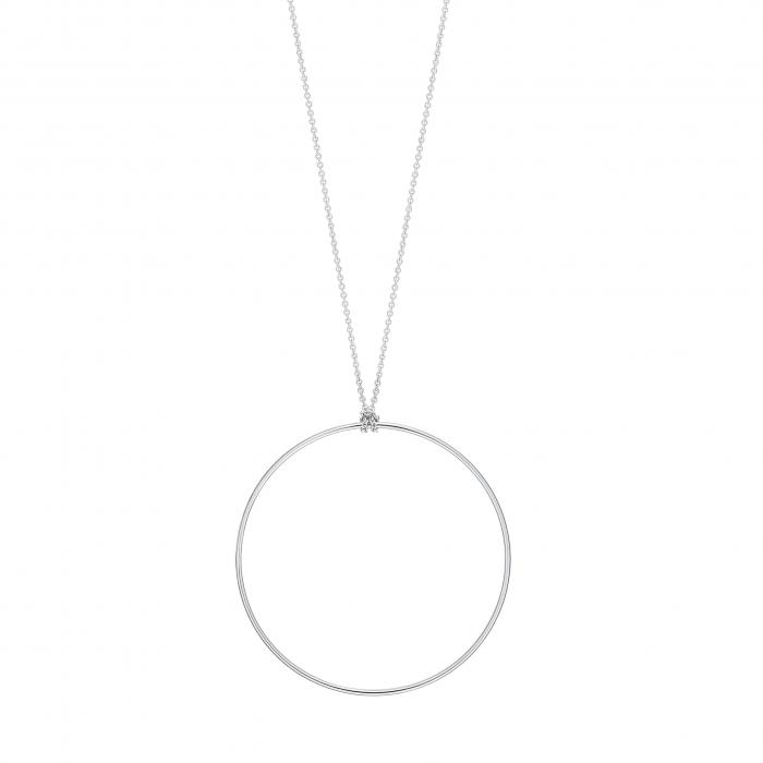 ginette ny white circle on chain