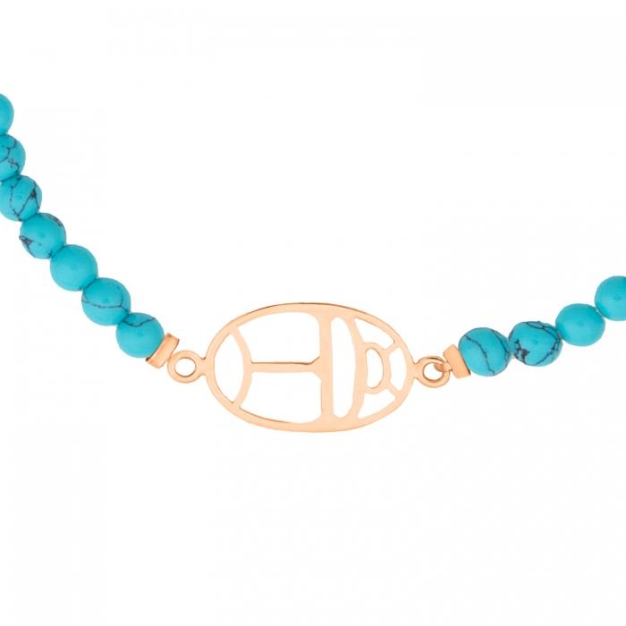 Ginette Ny Twenty Wish Turquoise Mini Bead Bracelet