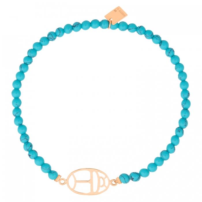 ginette ny twenty wish turquoise mini bead bracelet