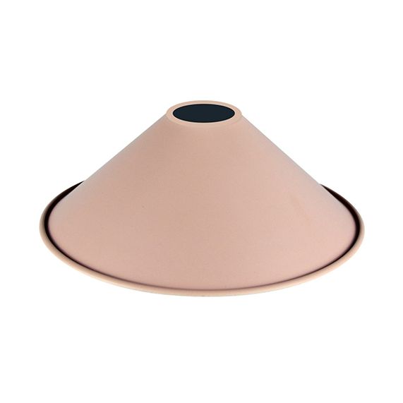 girard sudron ABAT-JOUR MÉTAL CONIQUE Ø220MM ROSE POUDRÉ MAT