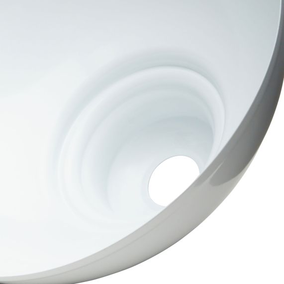 Girard Sudron Abat-jour Metal E27 Blanc Industriel Retro 300x165mm