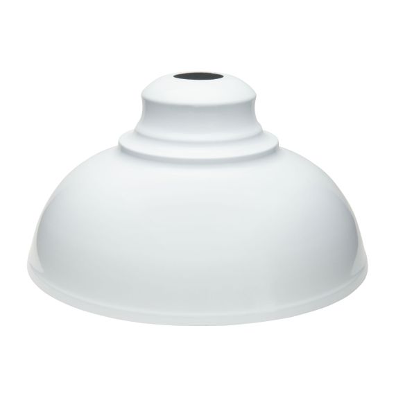 girard sudron Abat-jour metal E27 blanc industriel Retro 300x165mm