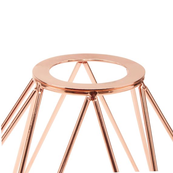 Girard Sudron Abat-jour Metal E27 Cuivre Cage Geoix 220x210mm