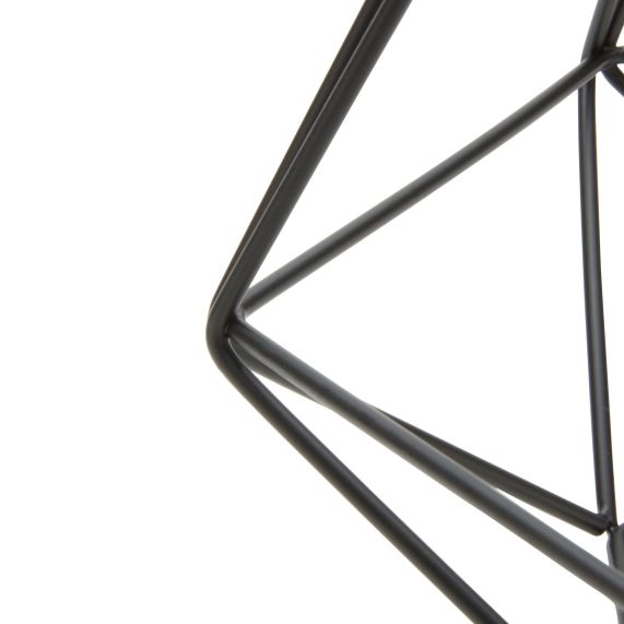 Girard Sudron Abat-jour Metal E27 Noir Cage Geoix 220x210mm