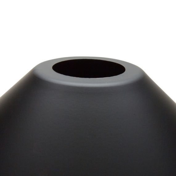 Girard Sudron Abat-jour Metal E27 Noir Conique Retro 300x115mm