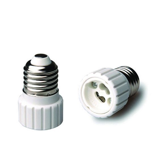 girard sudron Adaptateur plastique blanc pour douille E27>GU10