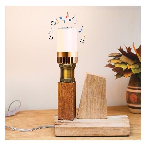 Girard Sudron Ampoule Haut Parleur SPEAKER LED 4 5W E27 400>460LM - COULEUR OR ROSE