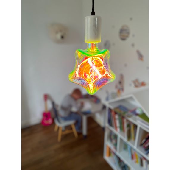 girard sudron AMPOULE IRISEE ETOILE D190 FILAMENT LED 4W E27