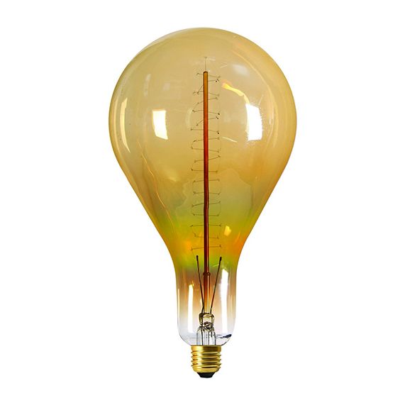 Girard Sudron Ampoule Poire E27 Ambrée Filament Metallique 24W 80lm 2000K Dim 45X135