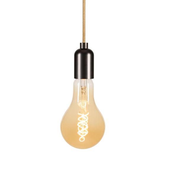 Girard Sudron Ampoule Poire E27 Ambrée Filament Torsade 4W 270lm 2000K Dim