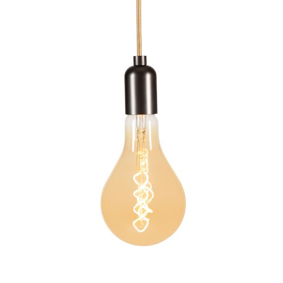 Girard Sudron Ampoule Poire E27 Ambrée Filament Torsade 4W 270lm 2000K Dim