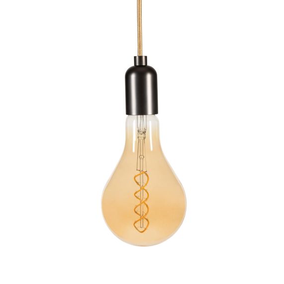 girard sudron Ampoule Poire E27 Ambrée Filament torsade 4W 270lm 2000K dim