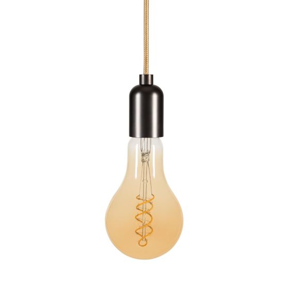 girard sudron Ampoule Poire E27 Ambrée Filament torsade 4W 270lm 2000K dim