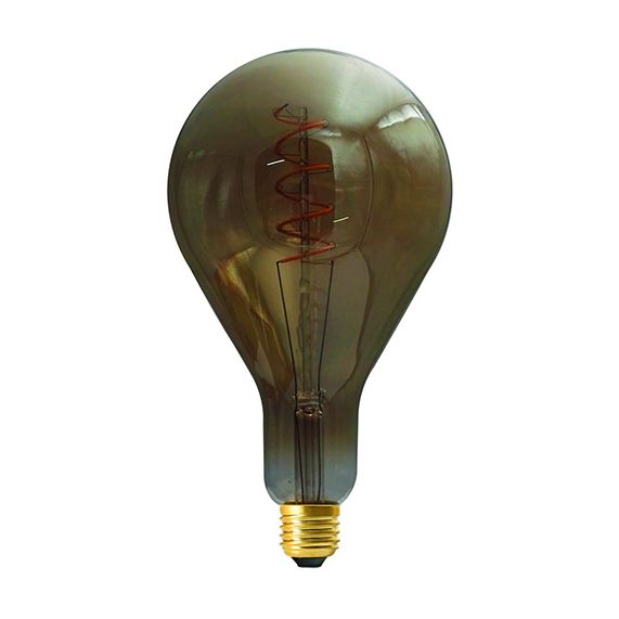 Girard Sudron Ampoule Poire E27 Smokey Filament Torsade 4W 160lmlm 1800K Dim