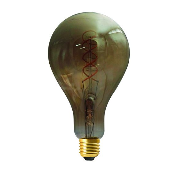 Girard Sudron Ampoule Poire E27 Smokey Filament Torsade 4W 160lmlm 1800K Dim