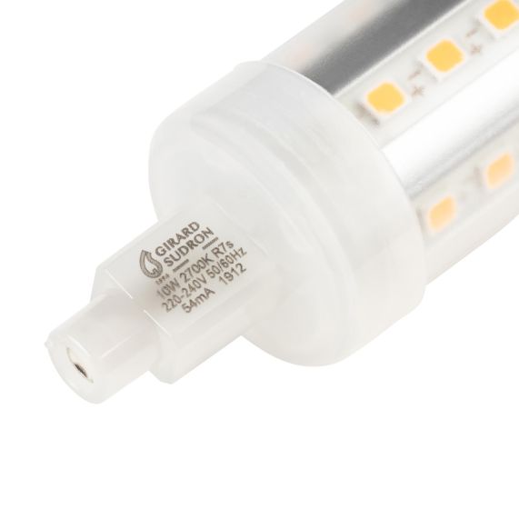 Girard Sudron Ampoule R7S Claire Crayons 10W 1055lm 2700K Dim Blister