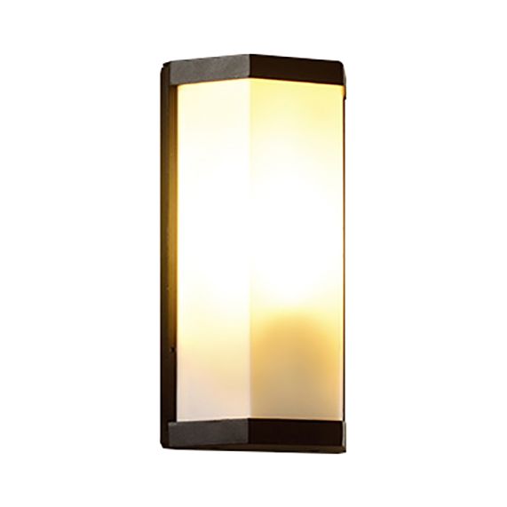 girard sudron Applique murale exterieure E27 noir Hopi max 60W 220-240V IP44 260x137mm