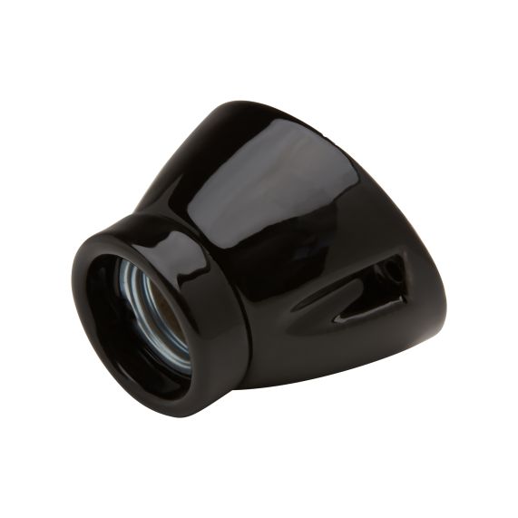 Girard Sudron Applique Porcelaine E27 Noir Incline Classy IP20 46x72mm