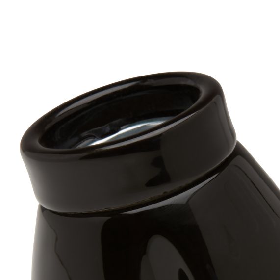 Girard Sudron Applique Porcelaine E27 Noir Incline Classy IP20 46x72mm