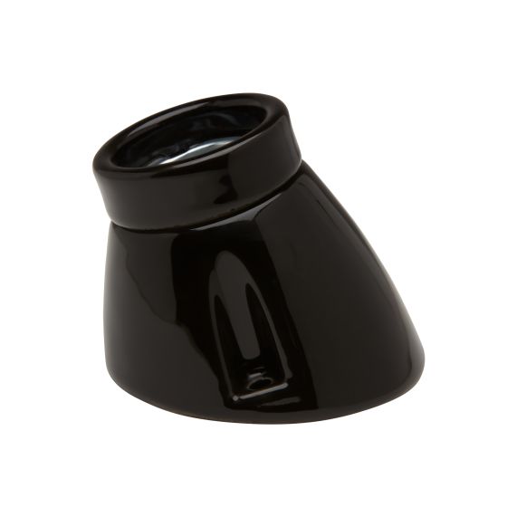 girard sudron Applique porcelaine E27 noir incline Classy IP20 46x72mm