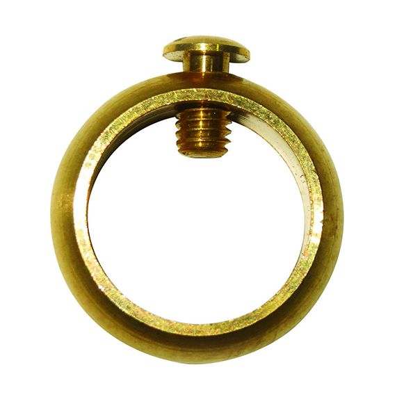 girard sudron Bague coulissante laiton poli av vis d'arret pour tube D11mm