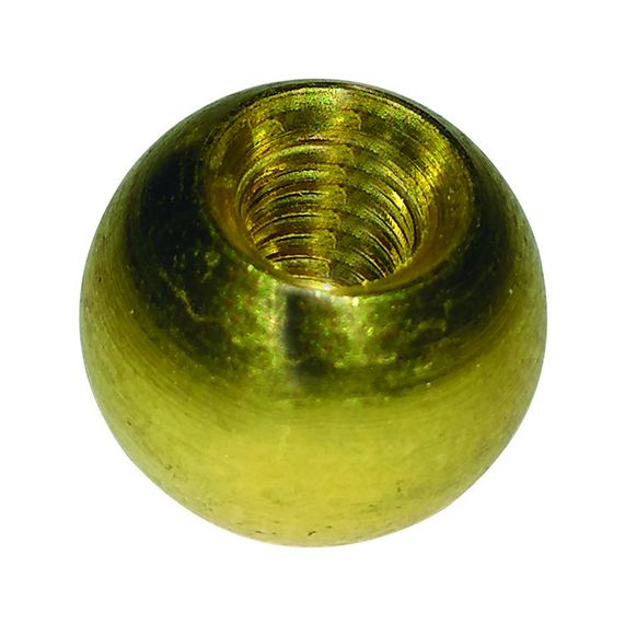 girard sudron Boule raccord fin de lustre laiton femelle 4x70 D14mm