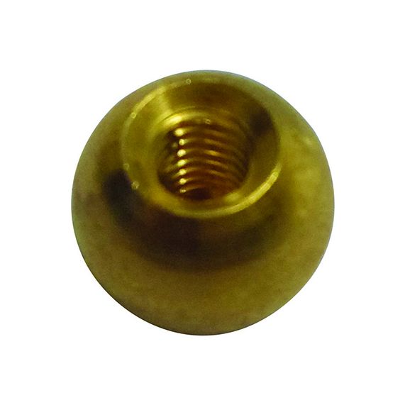 girard sudron Boule raccord fin de lustre laiton femelle 4x70 D10mm