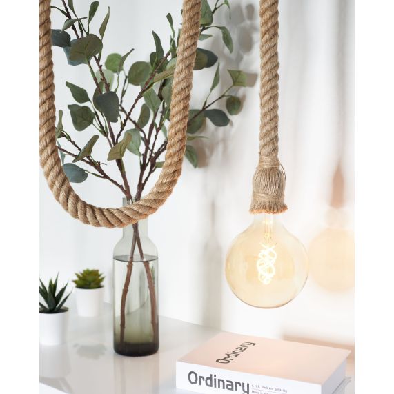 Girard Sudron CÂBLE EN CHANVRE AVEC DOUILLE E27 2X0 75MM L.2M