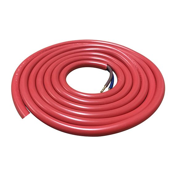 girard sudron Cable rond rouge coquelicot PVC 2x0 75mm² double iso 2m
