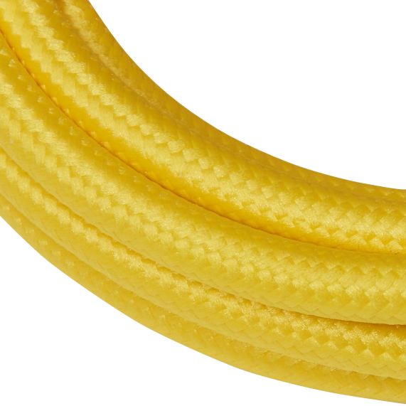Girard Sudron CÂBLE TEXTILE ROND 2X0 75MM2 DOUBLE ISOLATION JAUNE 2 MÈTRES