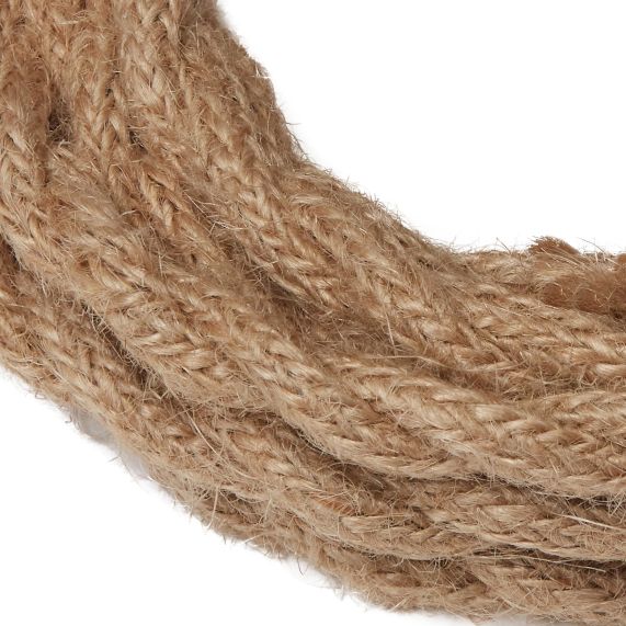 Girard Sudron Cable Torsade Chanvre Naturel 2x0 75mm² 2m